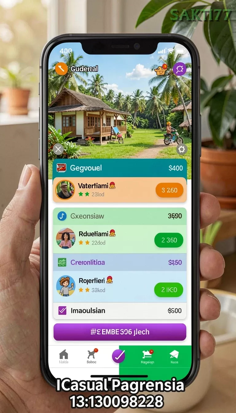 Cuplikan layar JAMIN777 — aktivitas