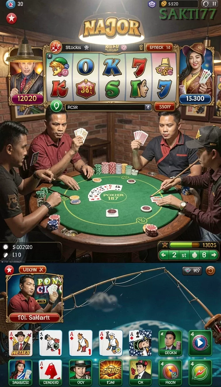 Cuplikan layar TARUH777 — menu navigasi